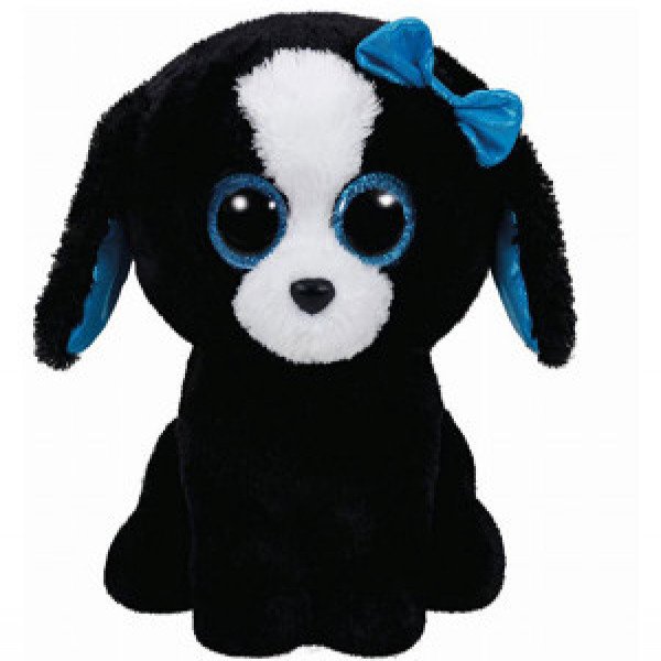 TY37076 BB TRACEY - black white dog 24 cm