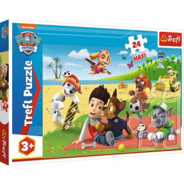 Trefl 14346 Puzzles - 24 Maxi - Fun on the blanket   Viacom PAW Patrol
