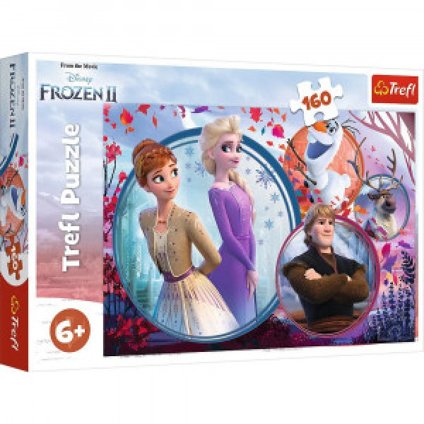 Trefl 15374 Puzzles - 160 - Sister adventure   Disney Frozen II