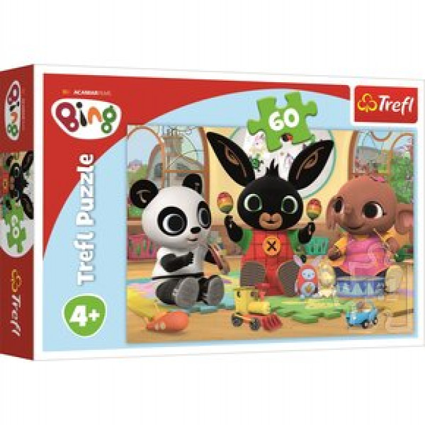 Trefl 17342 Puzzles - "60" - In the rythm of Bing / Acamar Films Bing