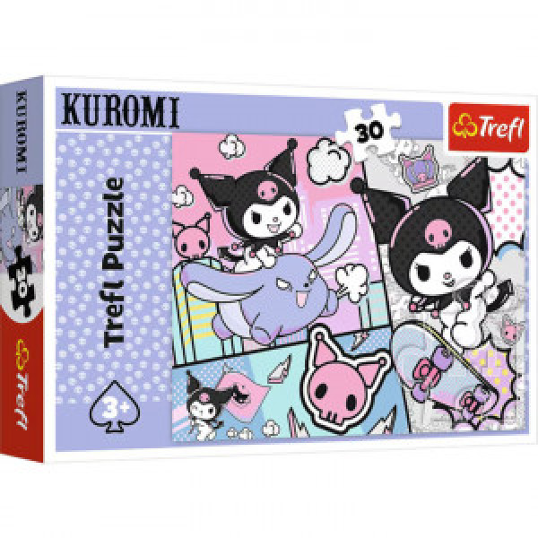 Trefl 18325 Puzzles - 30 - Have fun with Kuromi / Hello Kitty_FSC Mix 70%