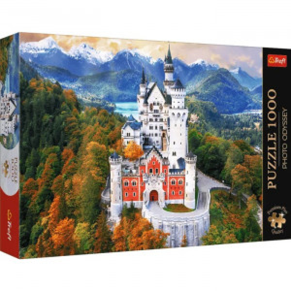 Trefl 10813 Puzzles - 1000 Premium Plus - Photo Odyssey: Neuschwanstein Castle, Germany_FSC Mix 70