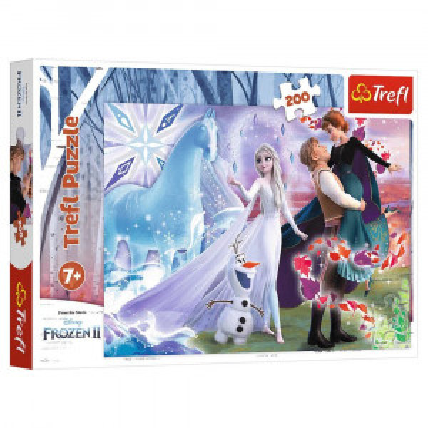 Trefl 13265 Puzzles - 200 - Magic sister's world    Disney Frozen 2