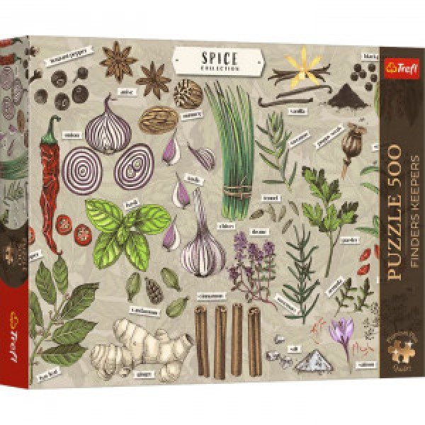 Trefl 37610 Puzzles - 500 Premium Plus - Finders Keepers: Spices_FSC Mix 70%