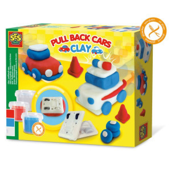 00431 Plastilina Clay  Pull back cars