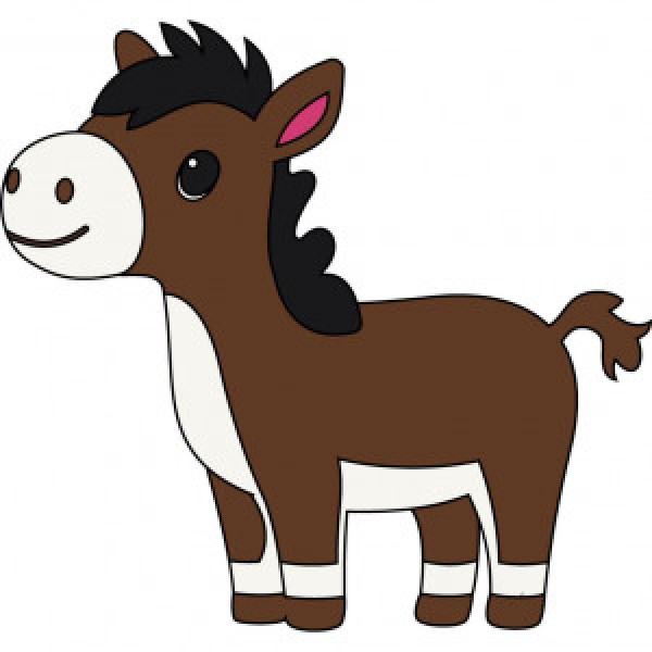 15107-AC Pictura pe numere Конь 25*30 см copii