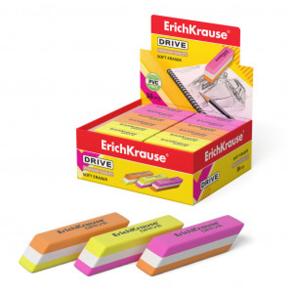 35779 Radiera color ErichKrause Drive  (36pcs)