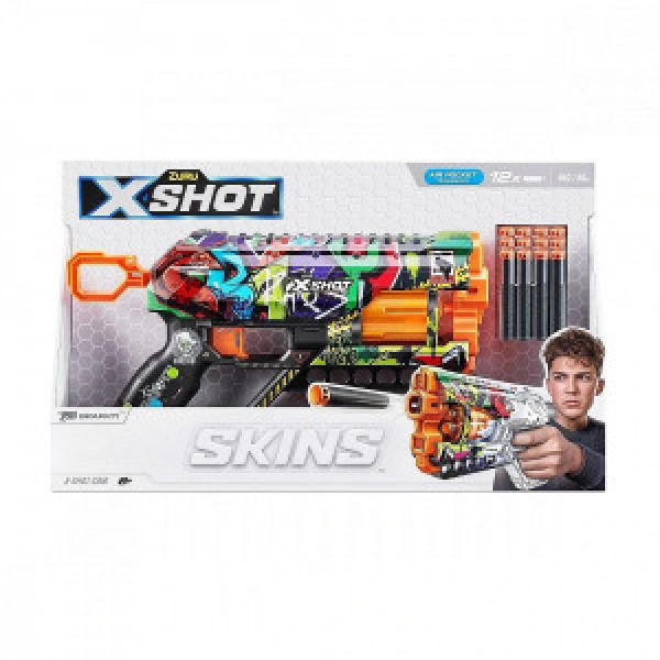36516K Blaster X-SHOT SKINS FLUX ZURU 8 cartuse