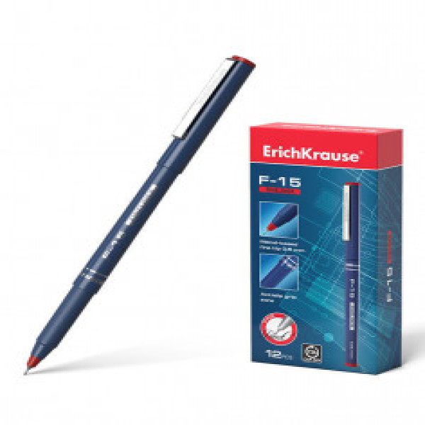 Pix capilar 37067 ErichKrause  F-15, red (box 12 pcs.)