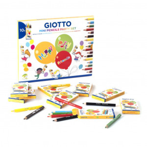 312000 Creioane color 6 cul. GIOTTO mini pensil