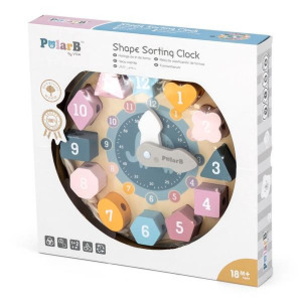 44053 Shape Sorting Clock_VIGA