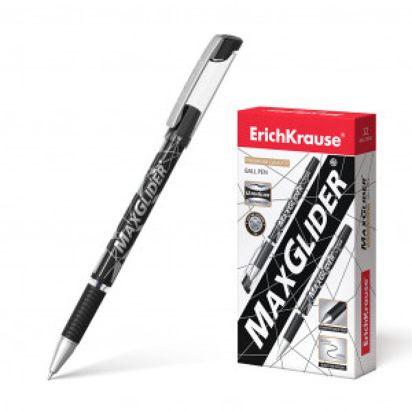45214 Pix ErichKrause MaxGlider, Ultra Glide Technology black (box 12 pcs.)