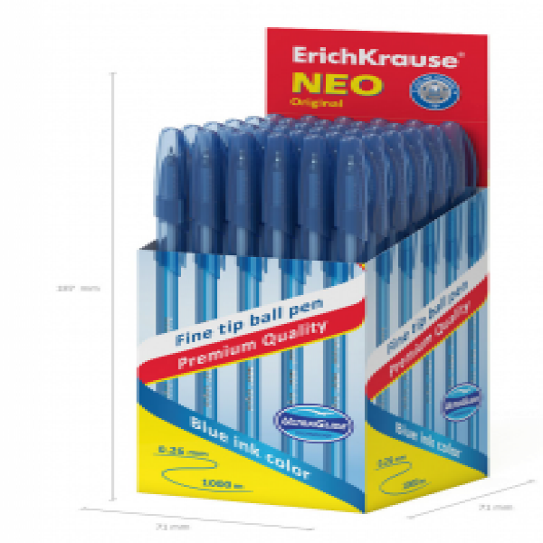 Pix 46515 ErichKrause Neo Stick Original 0.7 blue (box 50 pcs )