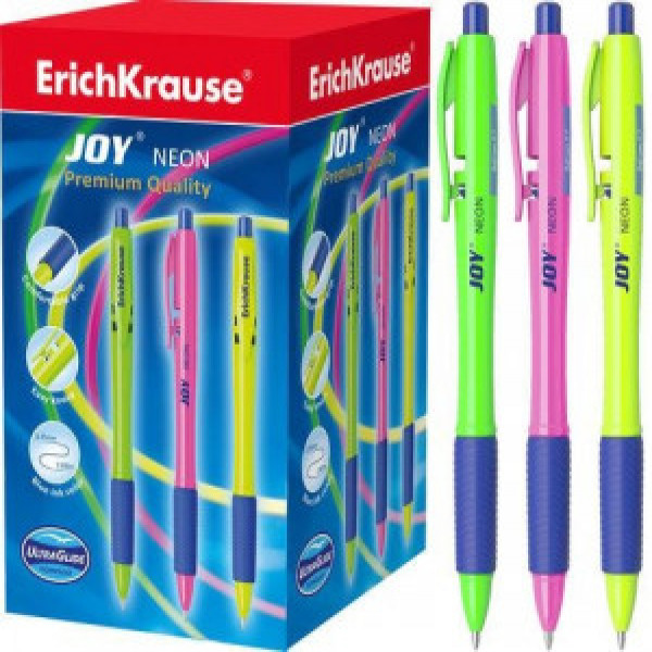 Pix 43347 ErichKrause  JOY Neon blue (box 50 pcs.)
