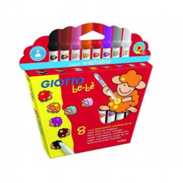 467900 Set de colorat AST 8 GIOTTO BEBE CHANGECOLOURS