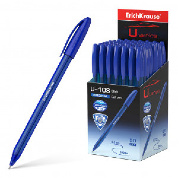 Pix cu bila 47595 ErichKrause U-108 blue (box 50 pcs.)