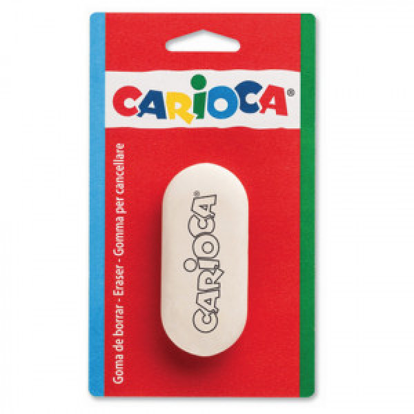 40142 Radiera CARIOCA Round Blister 1pc