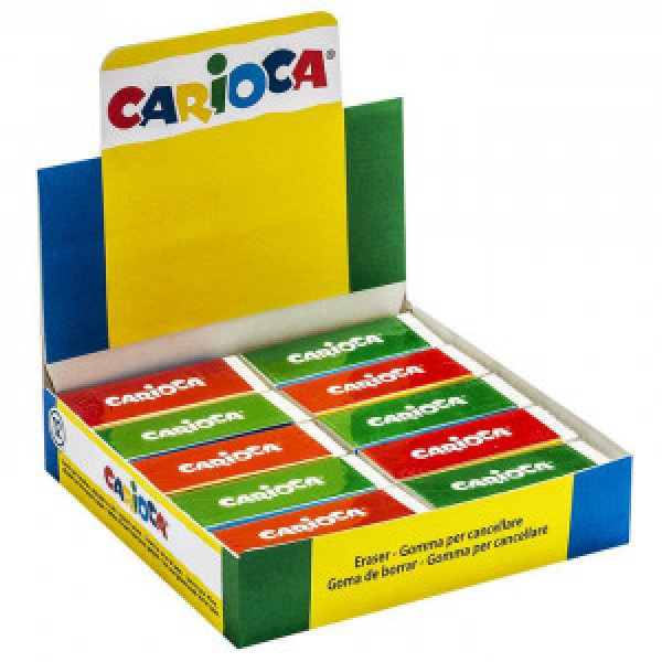 40150 Radiera CARIOCA  20pcs