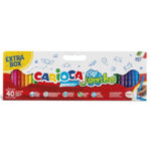 41258 Carioci CARIOCA Jumbo Felt Tip 40pcs special box