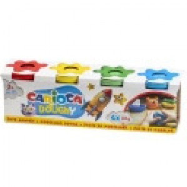 42178 Plastilina CARIOCA Doughy 4x110gr