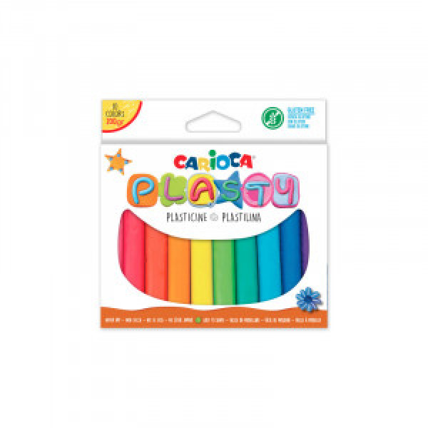 42173 Plastilina CARIOCA 10 pcs Plasty Bar 200 gr.