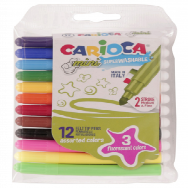 42605 Carioci CARIOCA MINIRELLO BUSTA PVC 12 PZ