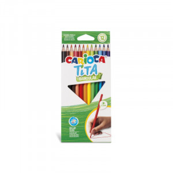 42786 Creioane CARIOCA TITA TRIANG 12cul