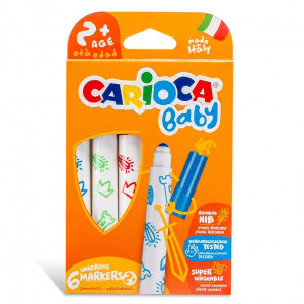 42813 Carioci CARIOCA BABY MARKER+2SC.6PZ.