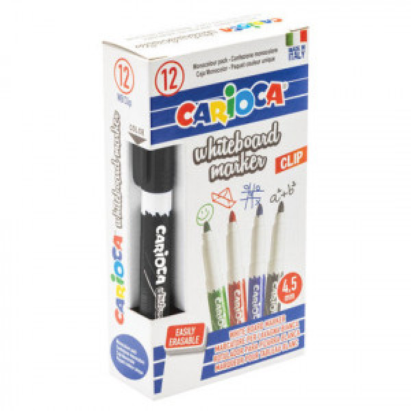 42924 01 Markator de text CARIOCA WB Maxi Box 10pcs Black