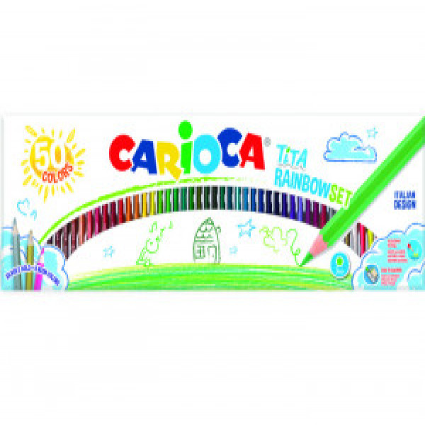 42990 Creioane CARIOCA TiTA Rainbow 50 pcs