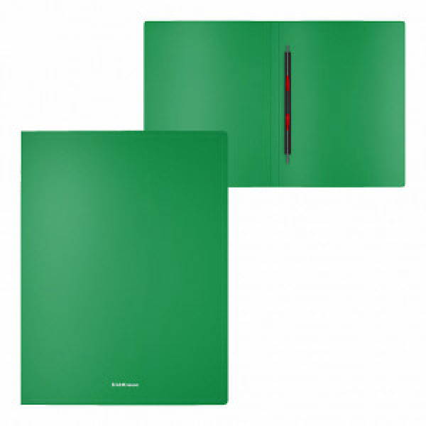 43051 Mapa cu sina File with spring clip ErichKrause Classic, A4, green (12 pcs)