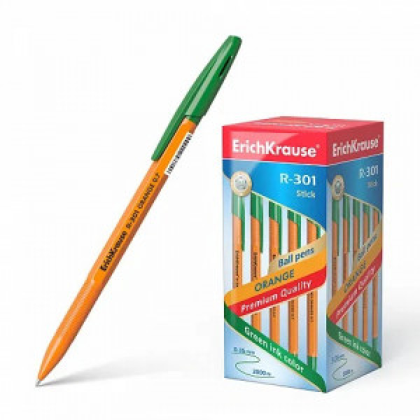 43197 Pix ErichKrause  R 301 Orange Stick 0.7 green  box 50 pcs.