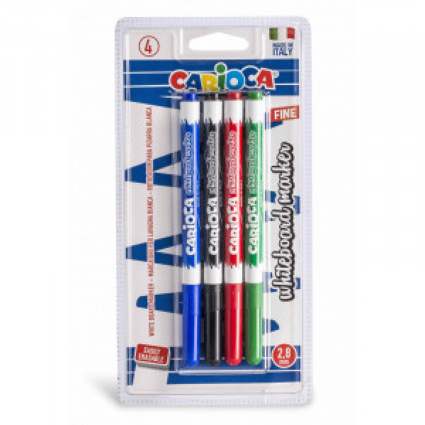 43231 Markator p u tabla CARIOCA WB Finetip bl. 4pcs
