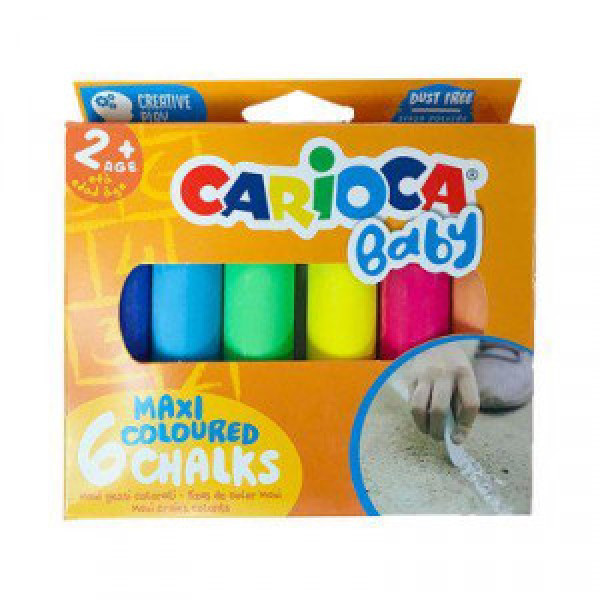 43550 Creta color CARIOCA  Baby Maxi 6pcs