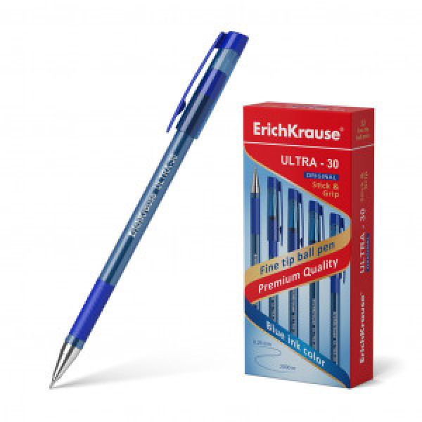 Pix 55392 ErichKrause ULTRA-30 Original, ink color: blue (box 12 pcs.)