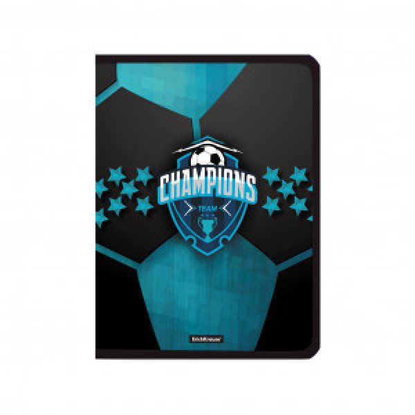 52897 Mapa на резинке for notebooks ErichKrause® Champions, A5+, (4 pcs in a bag)