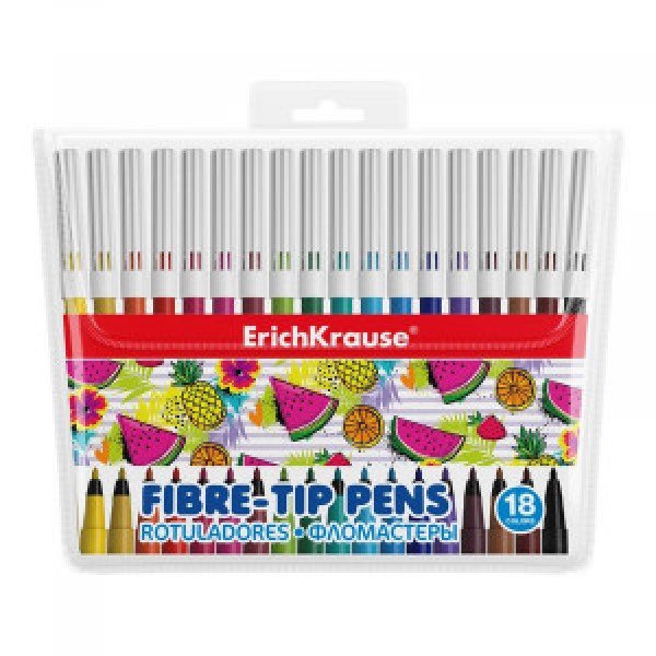53365 Carioci ErichKrause  Washable 18 colors (12)