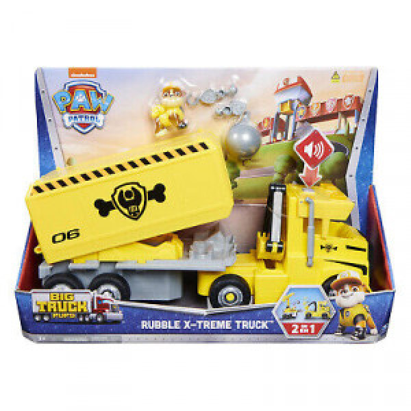 6064242 Paw Patrol Camion 2 in 1 Rubble X-Treme 