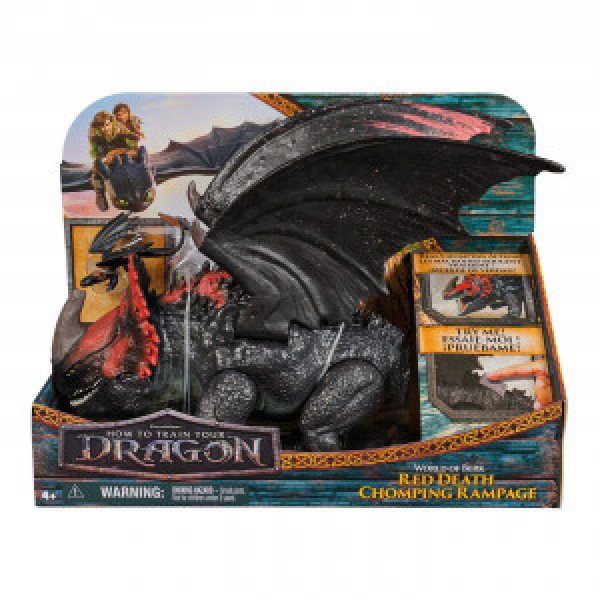 6072650 Figurina dragon Red Death cu mini-Toothless Cum sa iti dresezi dragonul