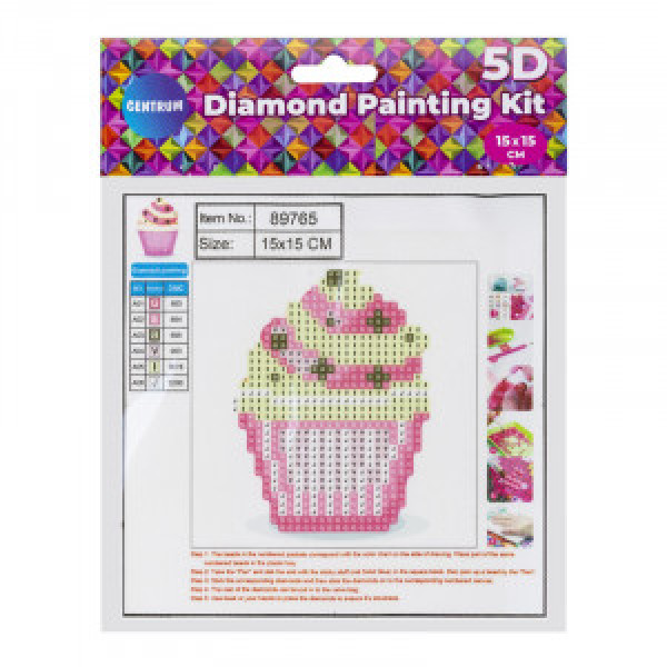 89765 Mozaic cu diamante 15x15см Centrum Cup Cake